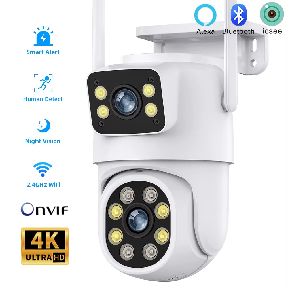 Cámara de vigilancia Doble Lente 8MP